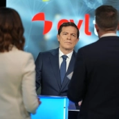 El candidato del PP a la Presidencia de la Junta de Castilla y León, Alfonso Fernández Mañueco