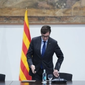 El presidente de la Generalitat de Catalunya, Salvador Illa.