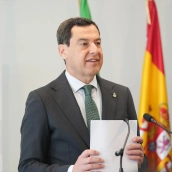 El presidente de la Junta de Andalucía, Juanma Moreno. María José López / Europa Press