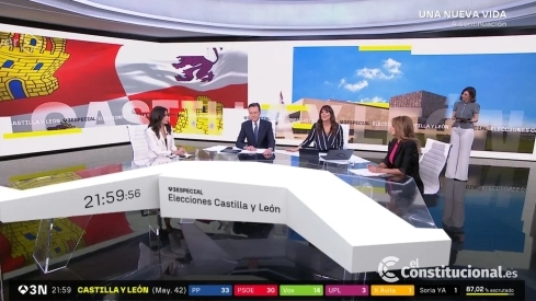 'Antena 3 Noticias' con Matías Prats y Mónica Carrillo lidera en la jornada electoral siendo lo más visto del domingo