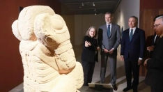 El Rey Felipe VI en el Museo de Arqueología (Foto Zarzuela)