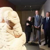 El Rey Felipe VI en el Museo de Arqueología (Foto Zarzuela)