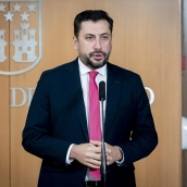 El portavoz del PP en la Asamblea, Carlos Díaz Pache. A. Pérez Meca / Europa Press