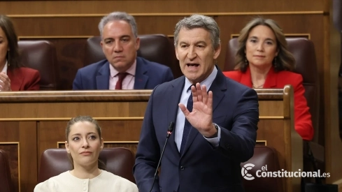 El presidente del Partido Popular, Alberto Núñez Feijóo. Marta Fernández / Europa Press