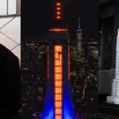 Tom Holland tiñe el Empire State Building de rojo y azul por ‘Spider-Man: Brand New Day’