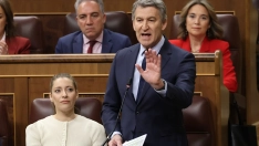 Alberto Núñez Feijóo, en el Congreso. Marta Fernández/Europa Press