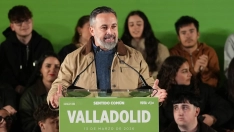 El presidente de VOX, Santiago Abascal.