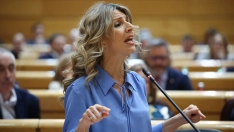 La vicepresidenta segunda y ministra de Trabajo y Economía Social, Yolanda Díaz. Alejandro Martínez Vélez / Europa Press