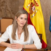 La vicepresidenta tercera y ministra para la Transición Ecológica y el Reto Demográfico, Sara Aagesen. Isa Saiz / Europa Press