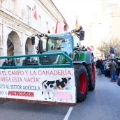 Tractorada en Santander en contra de Mercosur. Juanma Serrano / Europa Press