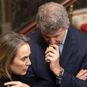 Cuca Gamarra, junto a Alberto Núñez Feijóo