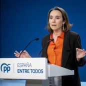 La secretaria de Regeneración Institucional del PP, Cuca Gamarra