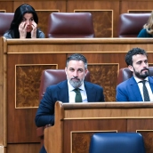 El presidente de VOX, Santiago Abascal.  Gustavo Valiente / Europa Press