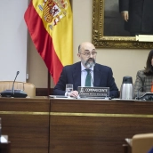 El presidente de la entidad pública empresarial Administrador de Infraestructuras Ferroviarias (Adif), Luis Pedro Marco de la Peña. Jesús Hellín / Europa Press