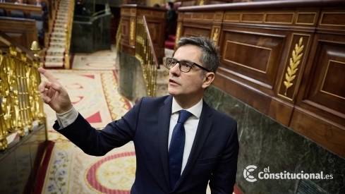 El ministro de la Presidencia, Relaciones con las Cortes y Justicia, Félix Bolaños. Jesús Hellín / Europa Press