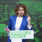 María Jesús Montero, en Sevilla