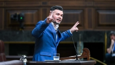 El portavoz de ERC en el Congreso, Gabriel Rufián.  Gustavo Valiente / Europa Press