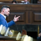 El portavoz de ERC, Gabriel Rufián