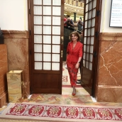 María Jesús Montero, abandonando el Hemiciclo (Eduardo Parra/Europa Press)
