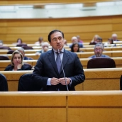 El ministro de Asuntos Exteriores, Unión Europea y Cooperación, José Manuel Albares. Alejandro Martínez Vélez / Europa Press