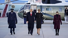 El presidente de los Estados Unidos, Donald Trump, y la primera dama, Melania Trump. Europa Press