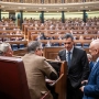 El presidente del Gobierno, Pedro Sánchez, durante una sesión plenaria, en el Congreso de los Diputados. César Vallejo Rodríguez / Europa Press