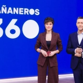 Éxito rotundo de 'Mañaneros 360' con Javier Ruiz y Miriam Moreno que se dispara este jueves en La 1