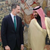 El Rey y el príncipe heredero de Arabia Saudí, Mohamed Bin Salman (Foto Zarzuela)