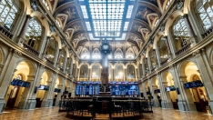 Interior del Palacio de la Bolsa de Madrid. Ricardo Rubio / Europa Press