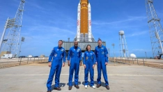 La tripulación de Artemis II. (EFE - NASA / Sinc)