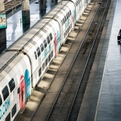 Un tren estacionado. Carlos Luján / Europa Press