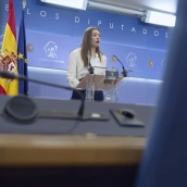 La portavoz del PP en el Congreso, Ester Muñoz. Jesús Hellín / Europa Press