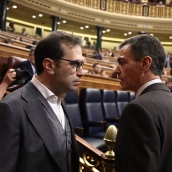 El presidente del Gobierno, Pedro Sánchez, y el vicepresidente, Carlos Cuerpo. Eduardo Parra / Europa Press El presidente del Gobierno, Pedro Sánchez, y el vicepresidente, Carlos Cuerpo. Eduardo Parra / Europa Press