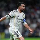 El futbolista del Real Madrid, Dani Carvajal