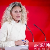 La portavoz de la Ejecutiva Federal del PSOE, Montse Mínguez. A. Pérez Meca / Europa Press