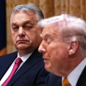 Viktor Orbán junto a Donald Trump