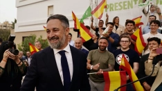 El presidente de Vox, Santiago Abascal. Álex Zea / Europa Press