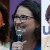 Irene Montero, Mónica Oltra y Sira Rego Irene Montero, Mónica Oltra y Sira Rego