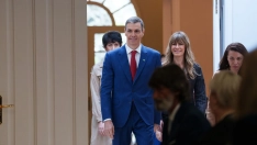 El presidente del Gobierno, Pedro Sánchez y su mujer Begoña Gómez. Matias Chiofalo / Europa Press