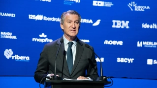 El presidente del PP, Alberto Núñez Feijóo.  Isa Saiz / Europa Press