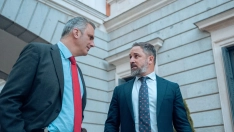 Santiago Abascal y Javier Ortega Smith. Gabriel Luengas / Europa Press