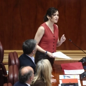 Isabel Díaz Ayuso, este jueves (Eduardo Parra/Europa Press)