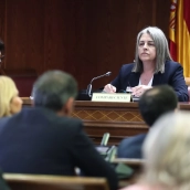 La esposa de Santos Cerdán, Francisca Muñoz (Eduardo Parra/Europa Press)