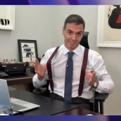 Pedro Sánchez se cuela en el 20º aniversario de 'El Intermedio' y Wyoming lo celebra con “20 años de vacaciones pagadas”