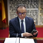 El exsocio de Análisis Relevante de 2020 a 2025, exdirector de Análisis y Coordinación de Contenidos de Telefónica de 2018 a 2022, Sergio Sánchez Benítez. Alejandro Martínez Vélez / Europa Press