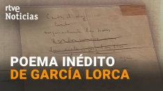 Así es el poema inédito atribuido a Federico García Lorca que Miguel Poveda ha descubierto en un manuscrito comprado en Alemania | RTVE noticias