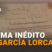 Así es el poema inédito atribuido a Federico García Lorca que Miguel Poveda ha descubierto en un manuscrito comprado en Alemania | RTVE noticias