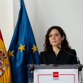 Isabel Díaz Ayuso en Bruselas (Marius Burgelman/Europa Press)