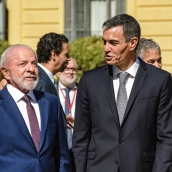 Sánchez y Lula (Alberto Paredes/Europa Press)