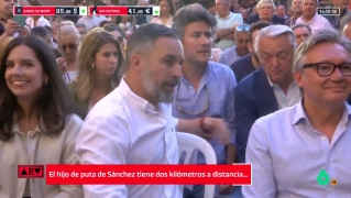 Santiago Abascal en su mitin de Granada